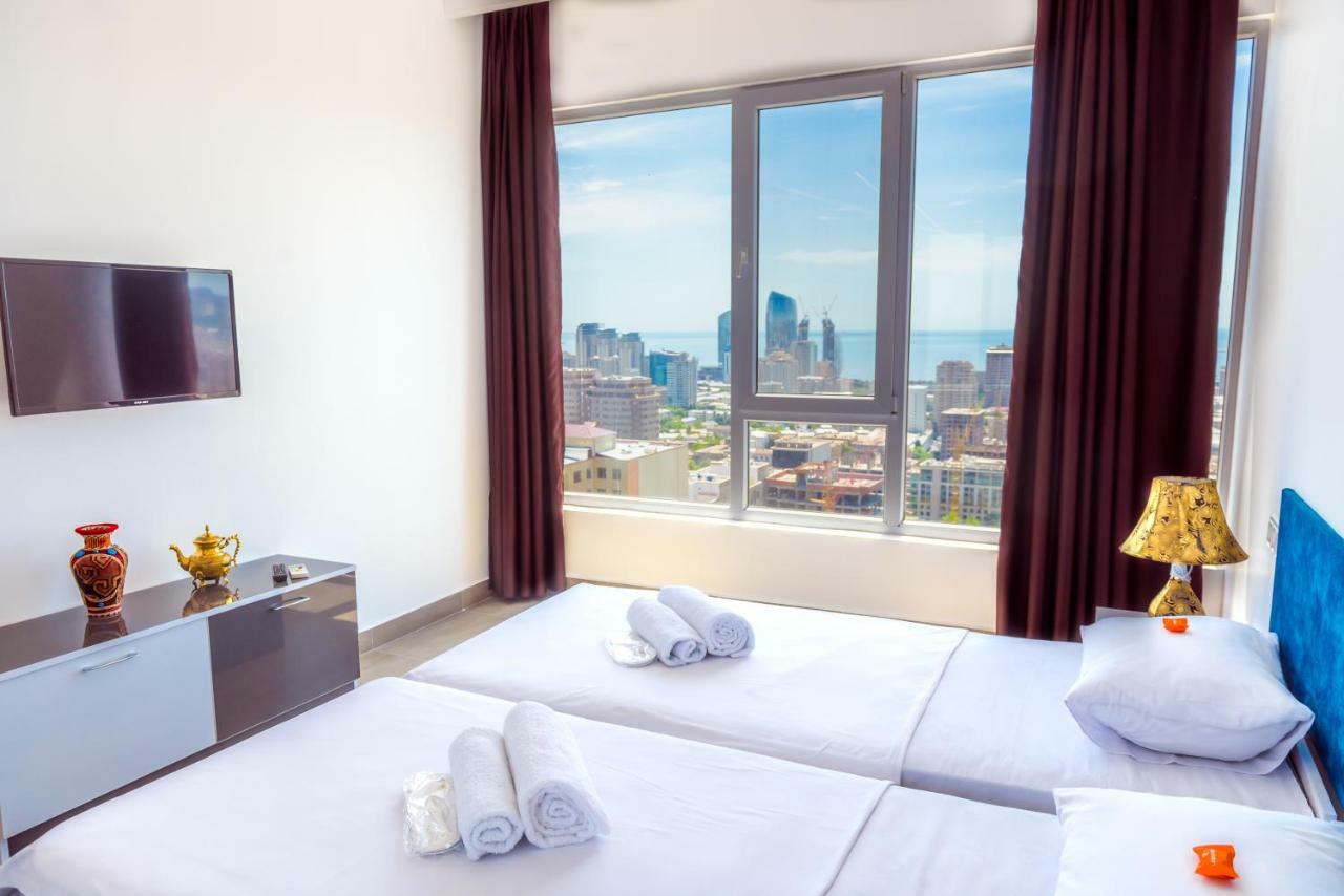 Panorama Baku - 22 Floor Aparthotel Eksteriør bilde