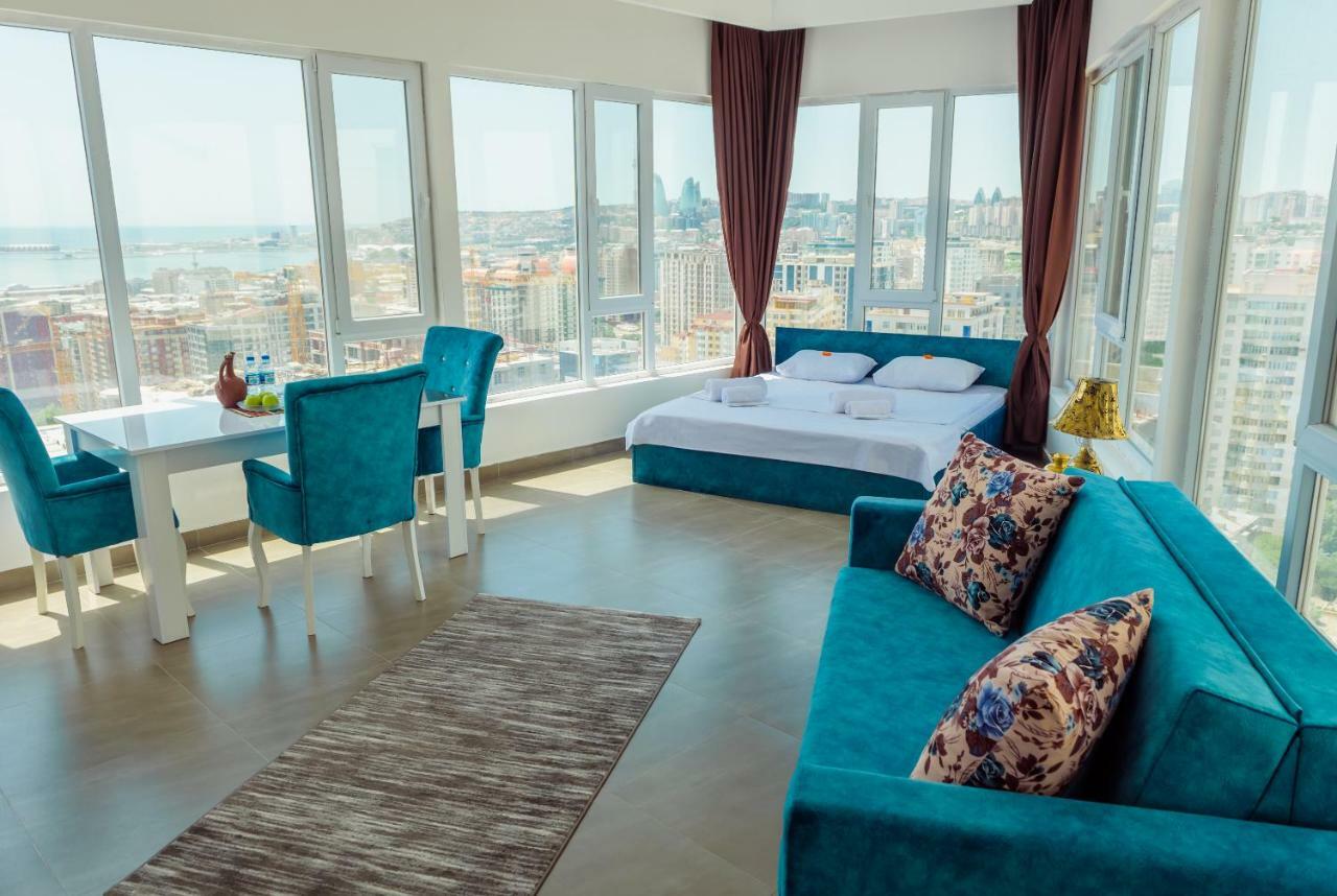 Panorama Baku - 22 Floor Aparthotel Eksteriør bilde