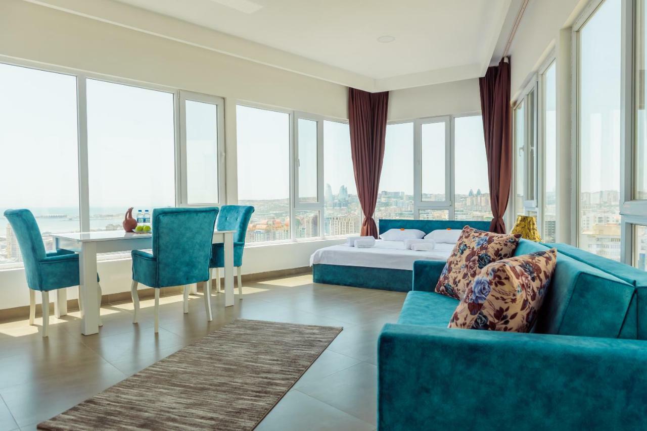 Panorama Baku - 22 Floor Aparthotel Eksteriør bilde