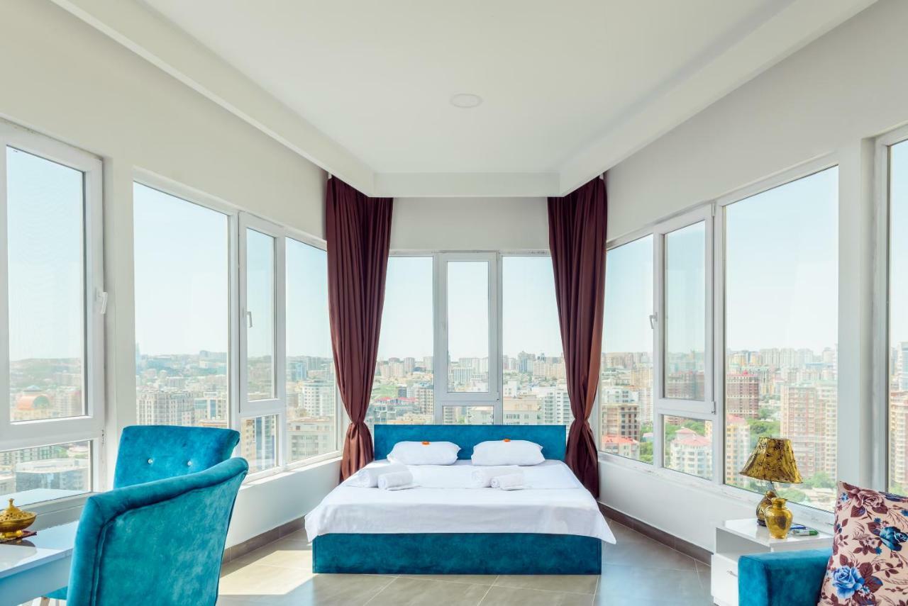 Panorama Baku - 22 Floor Aparthotel Eksteriør bilde