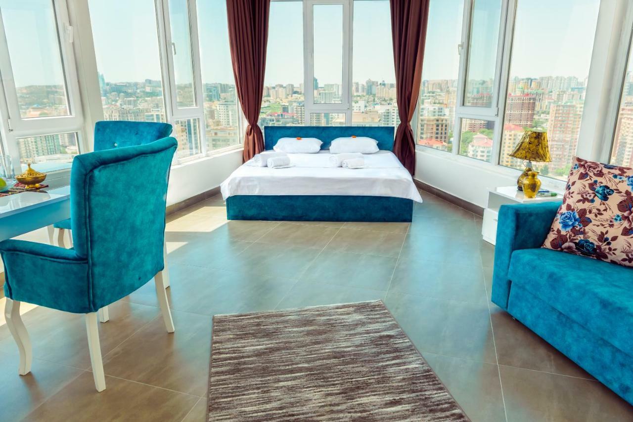 Panorama Baku - 22 Floor Aparthotel Eksteriør bilde