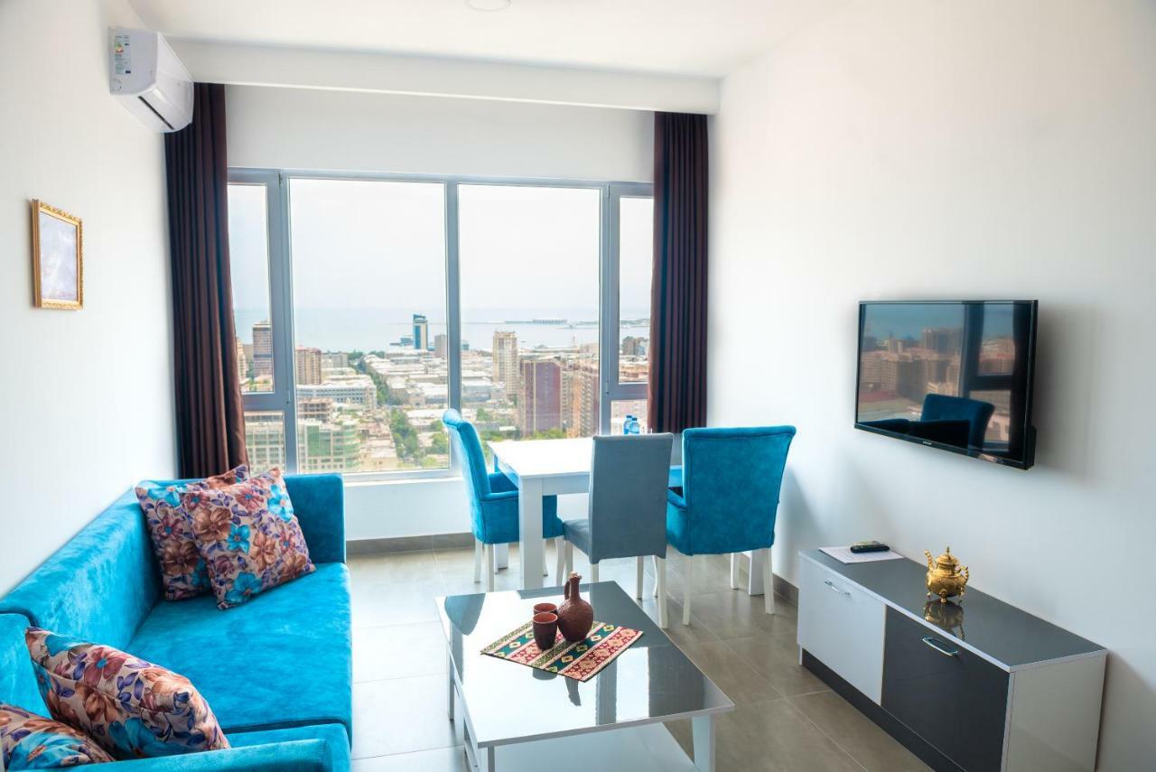 Panorama Baku - 22 Floor Aparthotel Eksteriør bilde